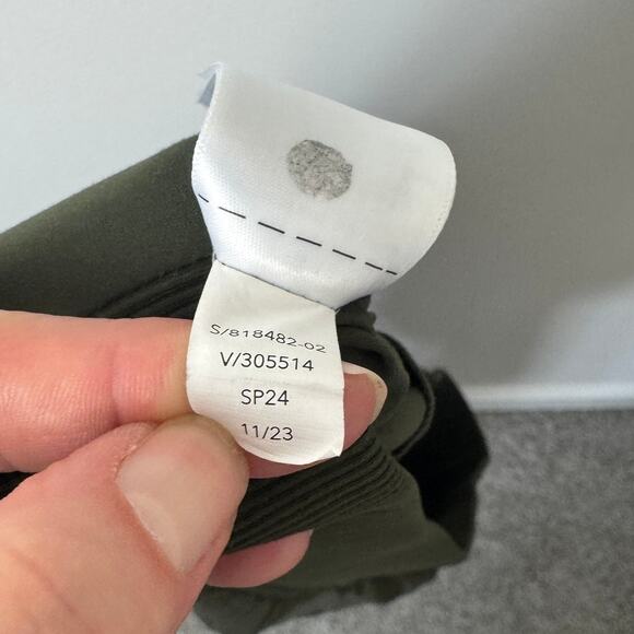 Athleta Brooklyn Mid Rise Ankle Utility Pant | Green Size 12 #818482 - Picture 11 of 12